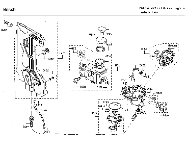 Pump Diagram and Parts List for 01 Bosch Dishwasher