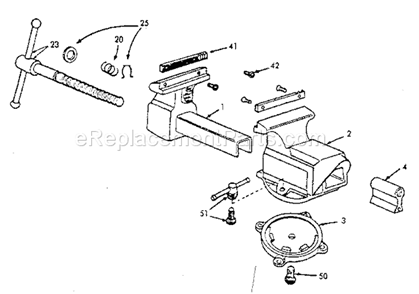 Part Location Diagram of 11104S51 Wilton Lock Nut And Bolt Assembly