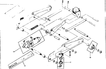 Unit Diagram and Parts List for  Craftsman Jack