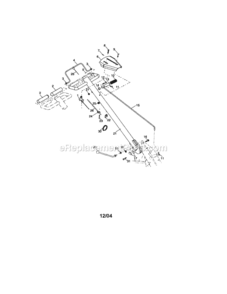 Page A Diagram and Parts List for  Craftsman Tiller