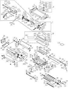 Page A Diagram and Parts List for Type 1 Delta Planer Jointer