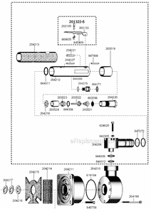Page B Diagram and Parts List for  Dotco Band Saw