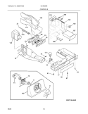 CONTROLS Diagram and Parts List for  Frigidaire Refrigerator