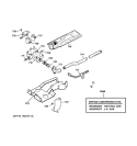 GAS VALVE & BURNER ASSEMBLY Diagram and Parts List for  General Electric Dryer
