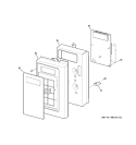 CONTROLLER PARTS Diagram and Parts List for  General Electric Microwave