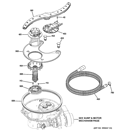 SUMP & FILTER ASSEMBLY Diagram and Parts List for  General Electric Dishwasher