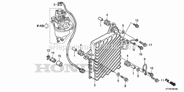Inverter Diagram and Parts List for AC Honda Generator