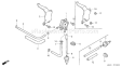 Page J Diagram and Parts List for Type QWC - VIN# GJAC-1000001-1014874 Honda Engine