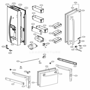 Part Location Diagram of ACQ91411401 LG COVER ASSEMBLY,PCB