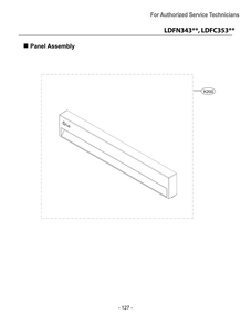 Panel Assembly Diagram and Parts List for ASSEEUS LG Dishwasher