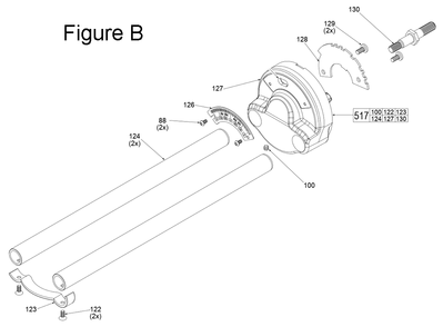 Fig-2 Diagram and Parts List for H17A Milwaukee Miter Saw