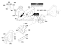 Auger_Housing_Assembly Diagram and Parts List for  Murray Snow Blower