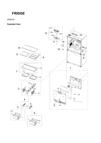 Part Location Diagram of DA32-00070E Samsung Sensor Temperature