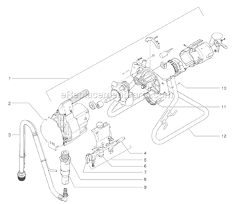 Page A Diagram and Parts List for 0295001 SprayTECH Paint Sprayer