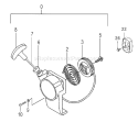 Page K Diagram and Parts List for  Tanaka Trimmer