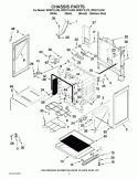 CHASSIS PARTS Diagram and Parts List for  Whirlpool Range