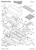 GRILLE PARTS Diagram and Parts List for  KitchenAid Grill