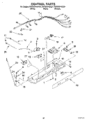 CONTROL Diagram and Parts List for  KitchenAid Refrigerator