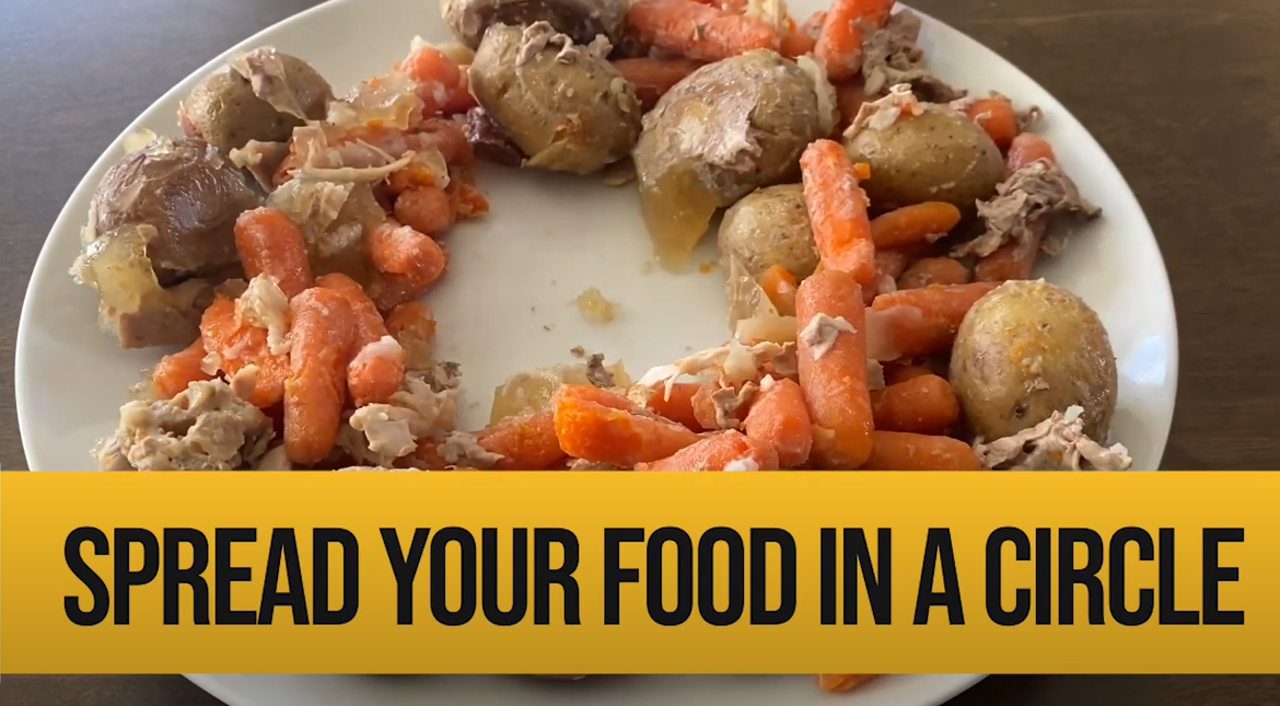Cut Leftover Food Into Small Pieces For Faster, More Even Reheating