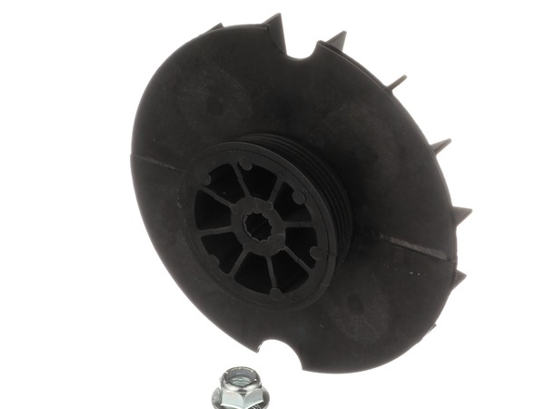 16619249-1-S-GE-WH03X32218-1/3 HP MOTOR PULLEY & NUT 360 view