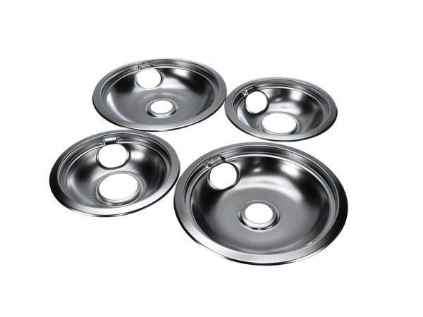 2367458-1-S-Whirlpool-W10278125-Chrome Drip Bowls - Kit of 4 360 view