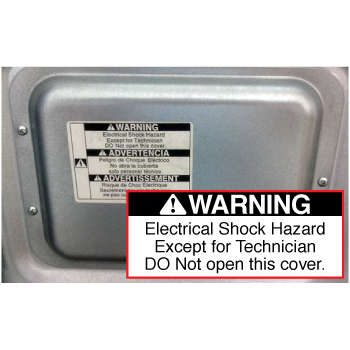 Electrical Warning Label