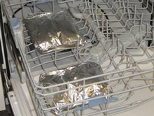Cooked in foil pouches